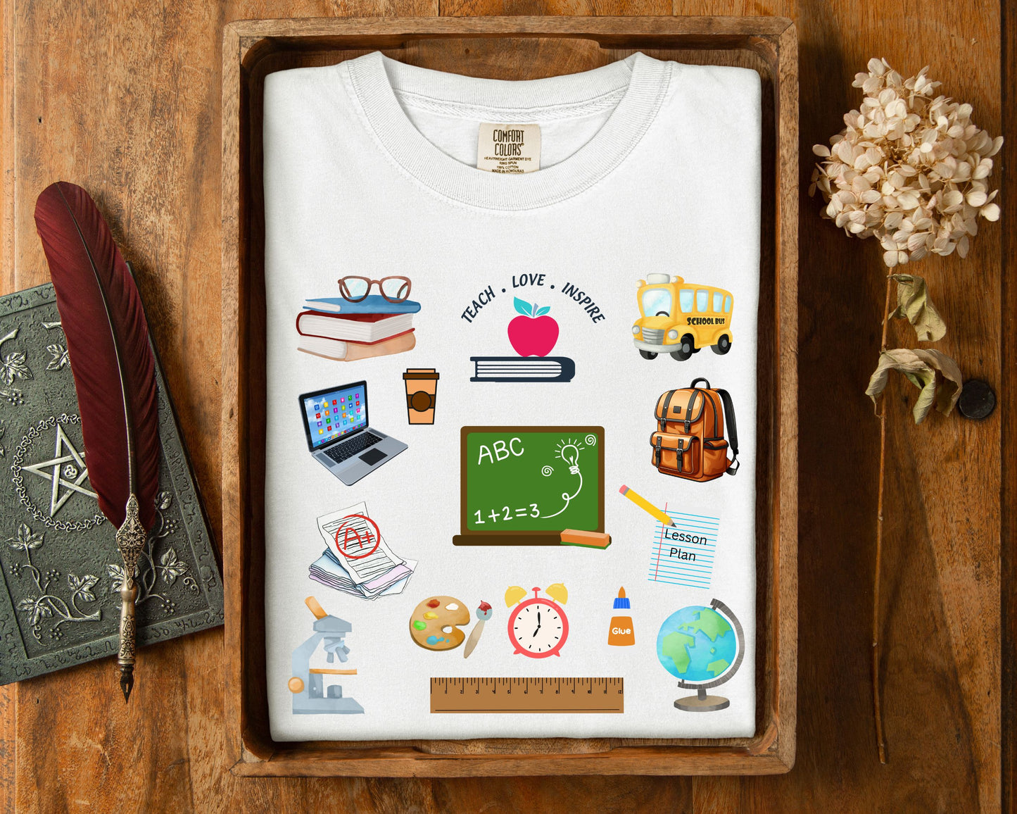 Teacher Doodle Essential T Shirt (Color Edition)