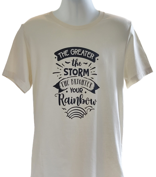 The Greater the Storm T Shirt